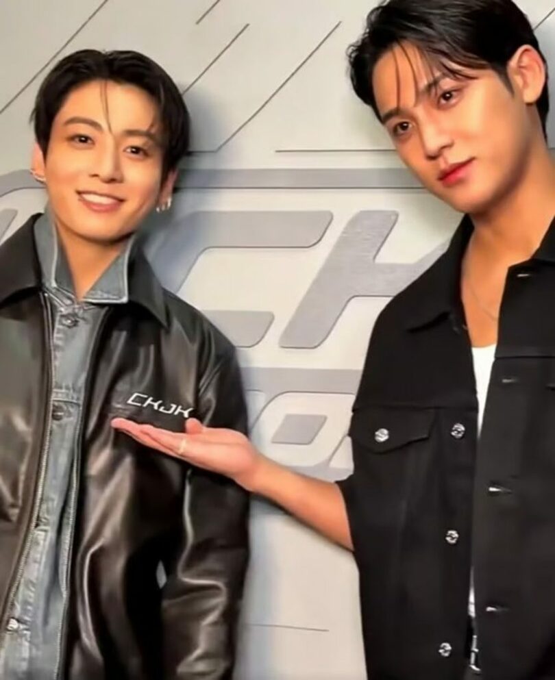 ジョングクとSEVENTEENのミンギュ=ジョングクファンアカウントX(c)STARNEWS