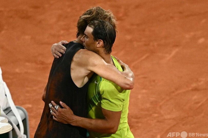 ナダルが通算14度目全仏OP決勝進出、ズベレフは負傷棄権