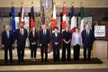 東京で開催された先進7か国（G7）の外相会合（2023年11月8日撮影）。(c)Eugene Hoshiko / POOL / AFP