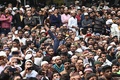インド首都ニューデリーで、市民権改正法案（CAB）に対する抗議デモに参加するイスラム教徒ら（2019年12月13日撮影）。(c)Money SHARMA / AFP