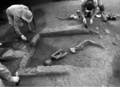 ペルー南東部クスコの遺跡発掘現場で発見された3000年前の人骨。ペルー文化省提供（2018年10月24日公開）。(c)AFP PHOTO / PERUVIAN MINISTRY OF CULTURE