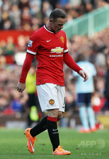 一発退場のルーニー、判定は妥当と認める 写真1枚 国際ニュース：AFPBB