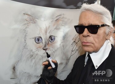 故ラガーフェルド氏、愛猫に巨額の遺産残す？ 写真6枚 国際ニュース