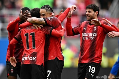 ACミラン、不振のユベントス抜いて2位浮上 写真5枚 国際ニュース