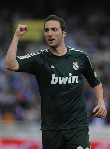 レアルのイグアインが退団の意向を表明