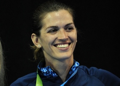 フェンシング女子選手、カメラ前でコーチからの求婚にイエス 実は2回目