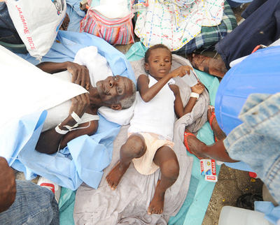 大地震被災のハイチでコレラ流行、135人死亡
