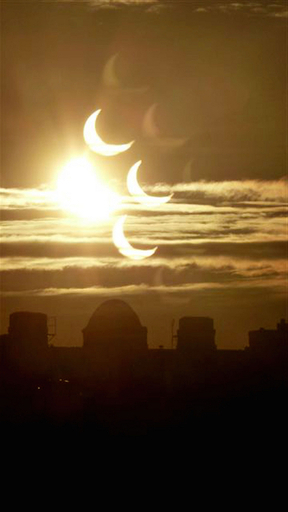太陽がいっぱい、ストックホルムの部分日食