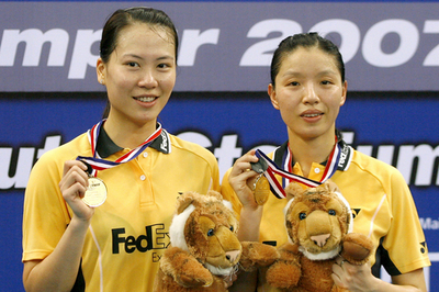 ヤン／チャン組 ガオ／スイ組を降し金メダルを獲得