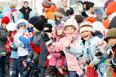 バンクーバー五輪聖火リレー、モントリオールを通過