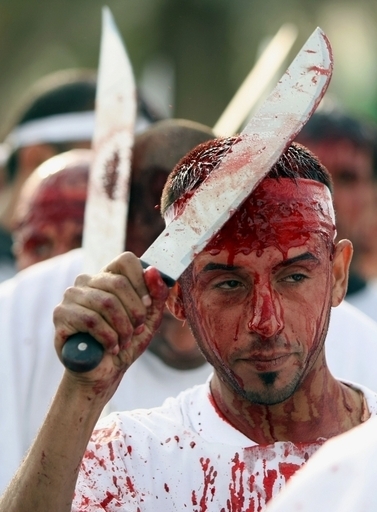 シーア派の宗教行事「アシュラ」、バグダッド