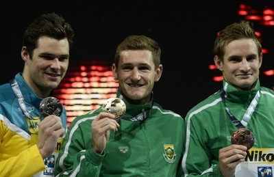 南アのファン・デル・バーグが男子50m平泳ぎ制す、第15回世界水泳