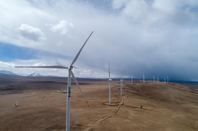 世界最高所の風力発電所、発電量2億キロワット時突破