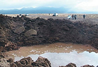 ペルー南部に隕石が落下、住民らが体調不良を訴える