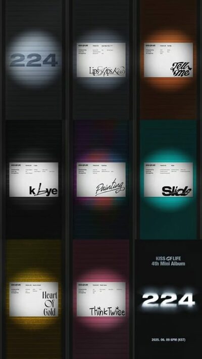 KISS OF LIFE、新アルバム「224」トラックリスト公開