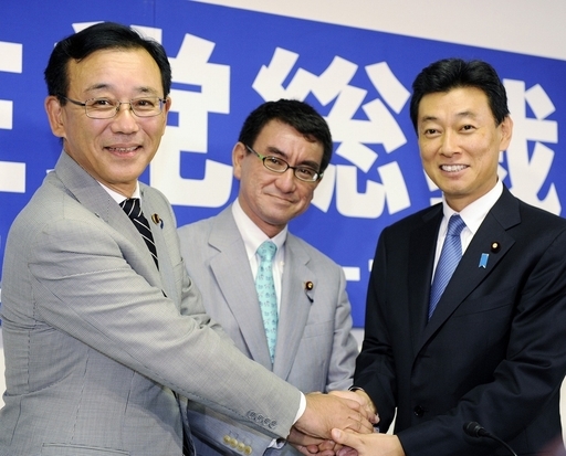 自民党、新総裁に谷垣氏を選出