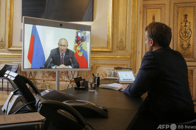プーチン氏のウクライナ侵攻「歴史的な過ち」 仏大統領