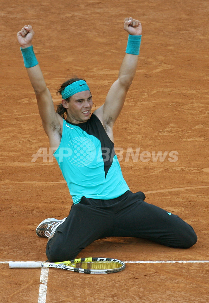 男子テニス マスターズ シリーズ ローマ大会07 ナダル ダビデンコを降し決勝へ イタリア 写真10枚 国際ニュース Afpbb News