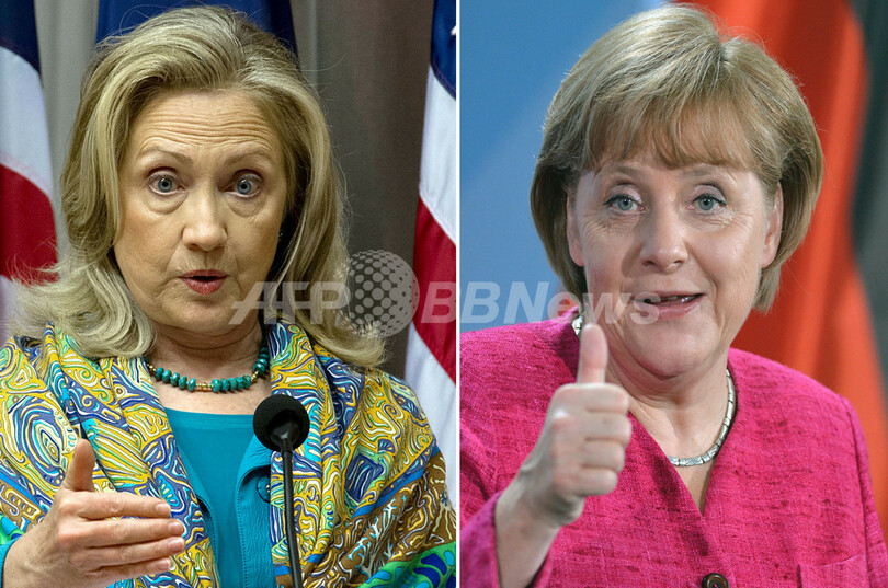 「世界一影響力ある女性」はメルケル独首相、2位にクリントン米国務長官