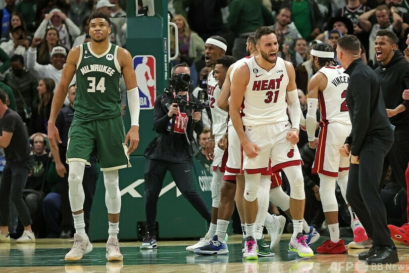 ヒートが第1シードのバックス撃破 ニックスと東準決勝へ