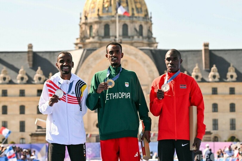 エチオピアのトラが男子マラソンで金 パリ五輪