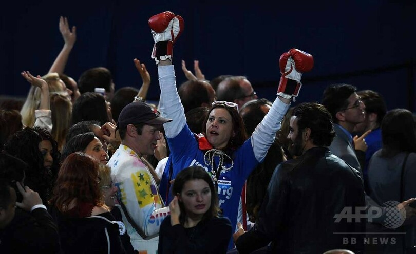 【AFP記者コラム】撮れなかった米国初の女性大統領誕生