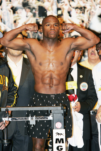 ボクシング ミニチュアグローブ デラホーヤ×メイウェザー