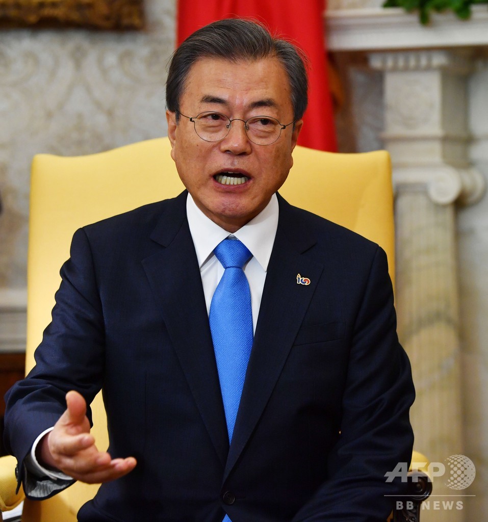 韓国の文大統領、4度目の南北首脳会談に意欲示す 韓国の文大統領、4度目の南北首脳会談に意欲示す