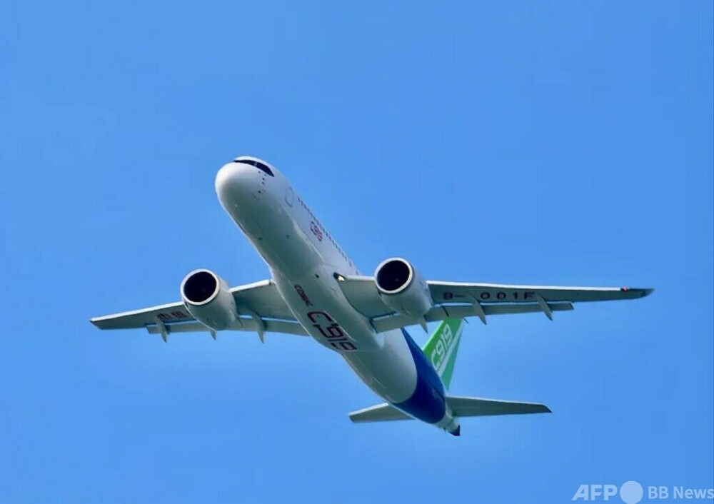 欧州航空安全局 中国製旅客機C919のEU認証取得に前向きな反応 写真1枚