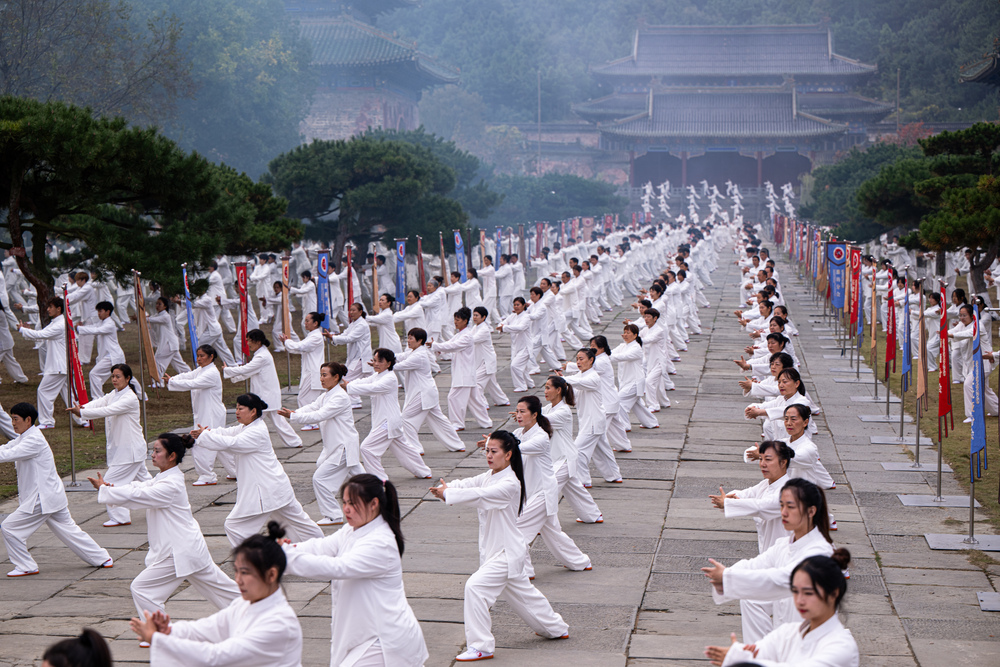 世界武当太極大会に太極拳愛好家ら集結 中国湖北省 写真10枚 国際ニュース：AFPBB News