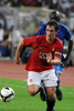 ボールを追うマンチェスター・ユナイテッドのギャリー・ネビル（%%Gary Neville%%）。（2008年7月27日撮影）(c)AFP
