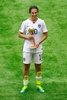 女子サッカーW杯カナダ大会・決勝、米国対日本。最優秀選手に贈られるゴールデン・ボールのトロフィーを手にポーズをとる米国のカーリー・ロイド（2015年7月5日撮影）。(c)AFP/Getty Images/Jeff Vinnick