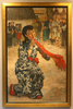 写真は1日に公開された出品予定作品で、徐悲鴻（%%Xu Beihong%%、1895-1953）による「Put Down Your Whip」。予想落札額は、約3000万香港ドル（約4億5000万円）と言われている。(c)AFP/MIKE CLARKE