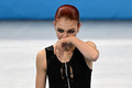 北京冬季五輪、フィギュアスケート女子シングルの表彰式に出席した銀メダリストのロシア五輪委員会（ROC）のアレクサンドラ・トゥルソワ（2022年2月17日撮影）。(c)Kirill KUDRYAVTSEV / AFP