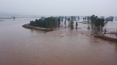 中国山西省の洪水災害で175万人余りが被災