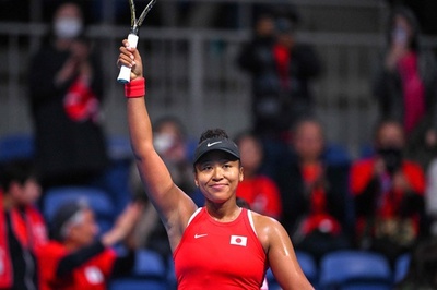 大坂なおみが白星、日本2連勝で決勝R進出へ前進 BJK杯