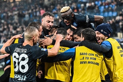 ナポリ勝利 ミラン引き分けで勝ち点差7に広がる