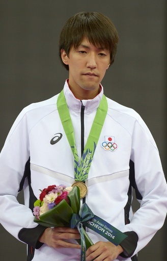 山田がテコンドー男子58キロ級で銅メダル、アジア大会