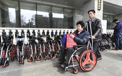 シェア車椅子、中国全土で順次投入へ 第一弾は山東省の大学病院など