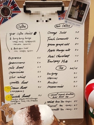 「ここは韓国？」ハングルのない「英語筆記体」メニュー…スペルもめちゃくちゃ