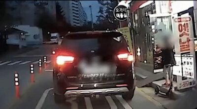 1車線ふさぎチキン買いに行った運転手、クラクションに逆ギレ…韓国・「ハザード＝駐車許可証？」