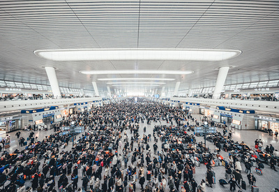 中国の「春運」、鉄道利用者は15日間で約1億1000万人