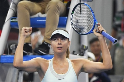 シャラポワが中国OP初戦突破、全米で敗れたセバストワに雪辱