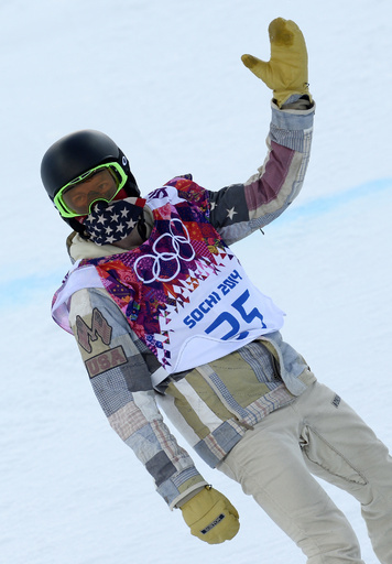 ホワイトが男子ハーフパイプ決勝進出、ソチ五輪