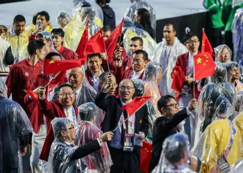 パリ五輪の中国選手団(c)news1