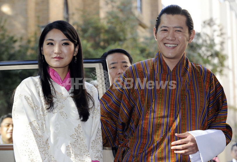 来日中のブータン国王夫妻 慶応大を訪問 写真4枚 国際ニュース Afpbb News