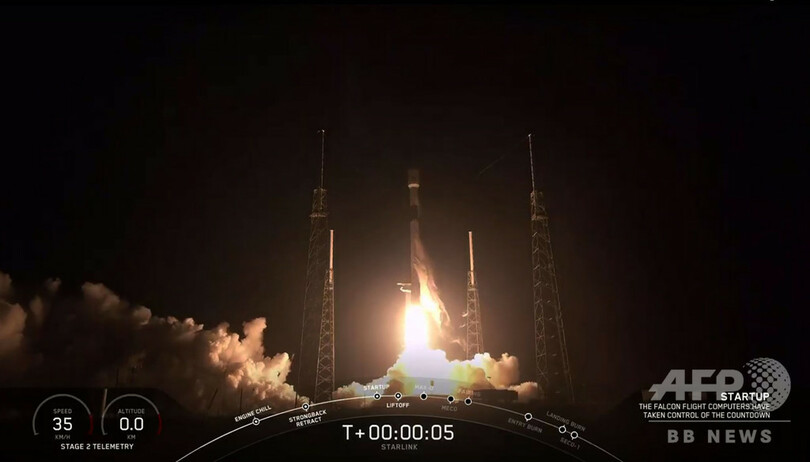 スペースX、衛星60基の打ち上げに成功 衛星インターネット計画「スターリンク」