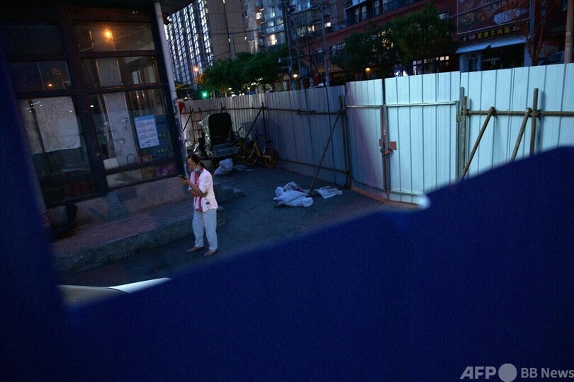 ゼロコロナ目指す中国、北京の封鎖された地区