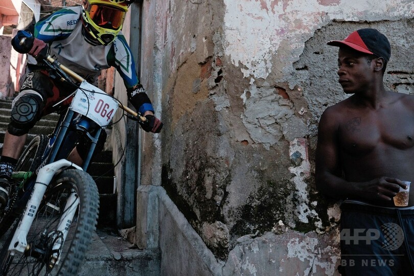 リオの貧困地区がマウンテンバイクのサーキットに