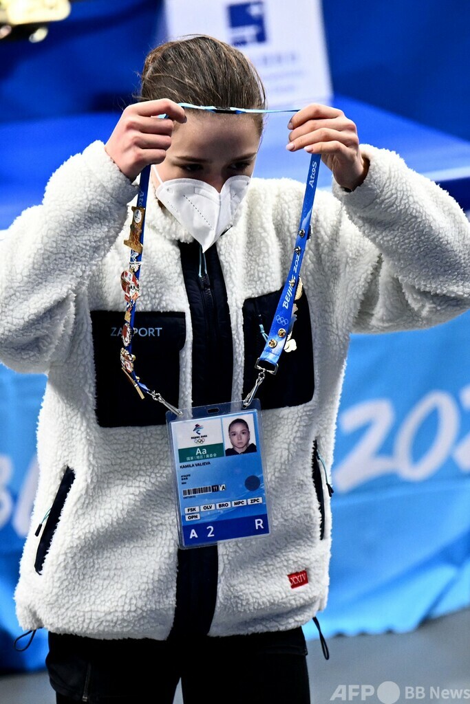 ワリエワには五輪出場する「権利」 ROCがコメント発表